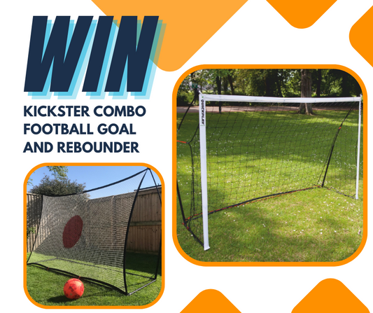 Win a QuickPlay Kickster Combo Football Goal and Rebounder - CLOSED
