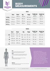 Maiden Cricket Size Guide