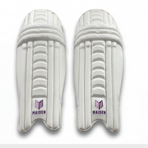 Maiden Cricket Pads in White for Girls