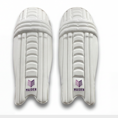 Maiden Cricket Pads in White for Girls