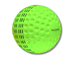 Ultra V Paceman green glow in the dark paceman bowling machine ball