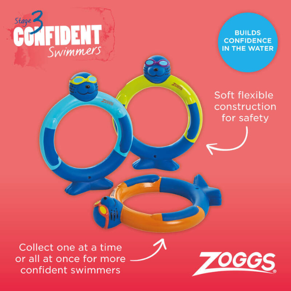 Zoggs swim training rings for confident swimmers