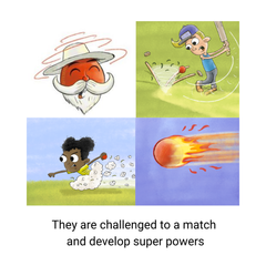 Cricket Kidz and The Magic Cricket Ball Book