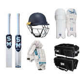 SM Cricket hardball cricket bundle with kashmir willow bats