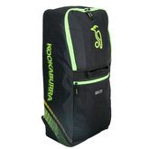 Kookaburra D6500 Duffle Bag in black and lime green