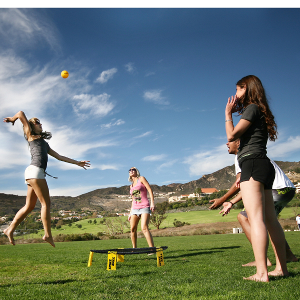 spikeball action shot