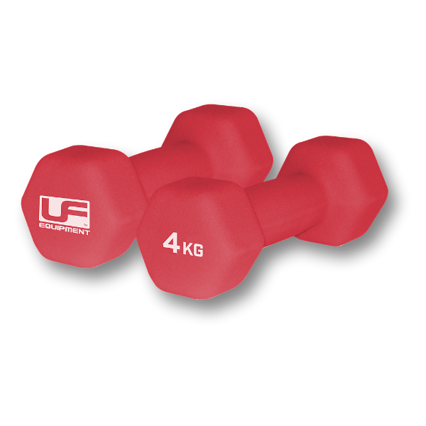 4kg hex dumbbells