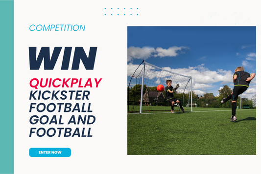 Win a QuickPlay Kickster Football Goal and Football