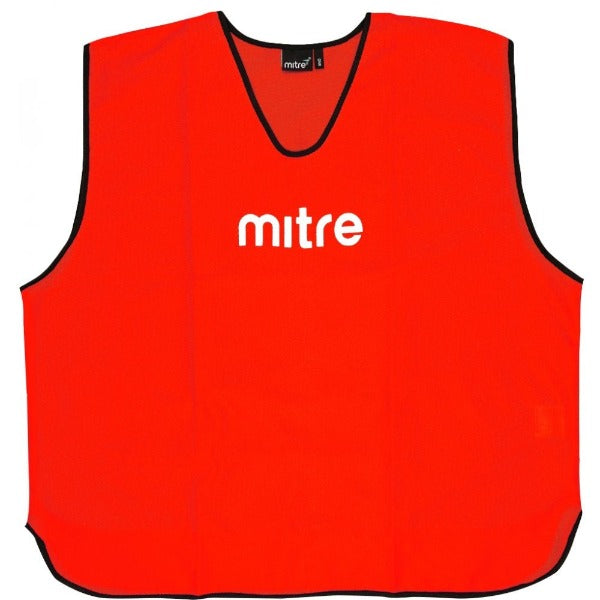 Mitre Junior Training Bibs in Red