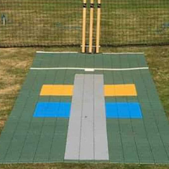Flicx Cricket pitch with bowling targets