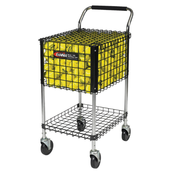 Gamma Tennis Ball Basket on wheels with handles