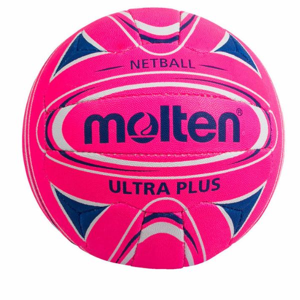 Molten Ultra Plus Fast 5 Netball in bright pink