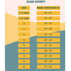 Suzie Black Size Guide