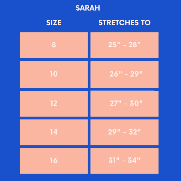 Nixi Body Sarah Period Knicker Size Chart