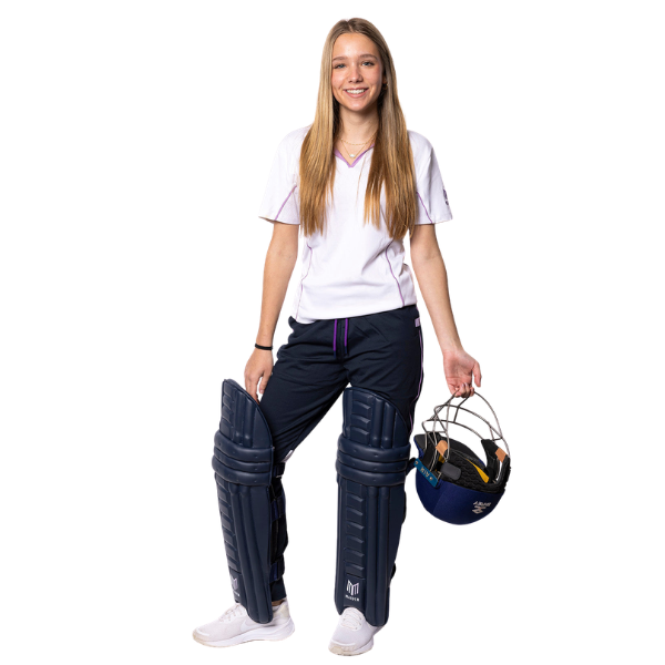 Maiden Cricket Pads for Girls in Blue