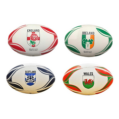 Home Nations themed rugby ball
