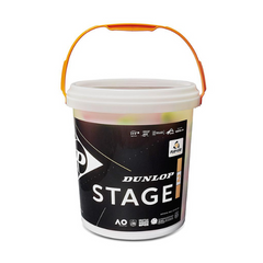 Dunlop Stage 2 Orange Tennis Ball Bucket