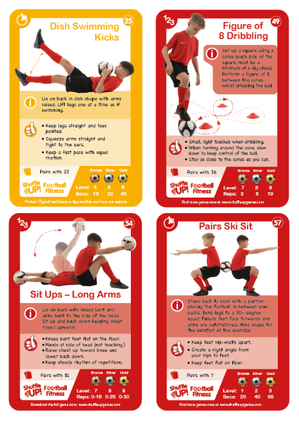 Shuffle Up Football Fitness Game