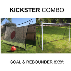 Kickster combo goal and rebounder