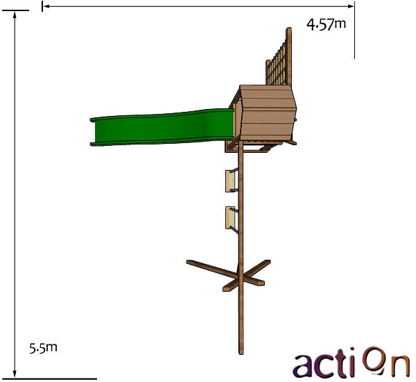 Arundel Single Tower Climbing Frame