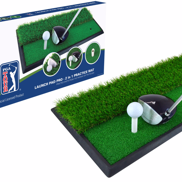 PGA Tour Launch Pad Pro 2 in 1 Golf Mat