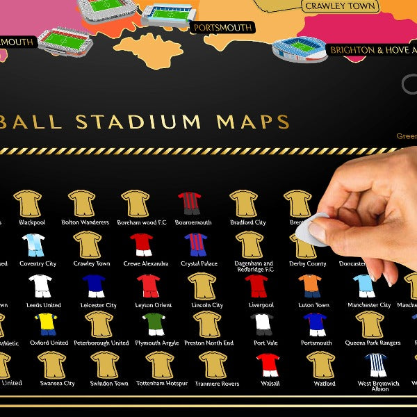 English Football Stadium Maps