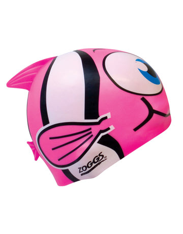 Zoggs Junior Silicone Character Swim Cap - Free Delivery